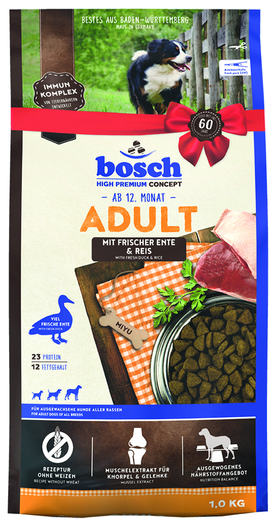 Bosch - Adult Ente & Reis - 5 x 1000 g - 1