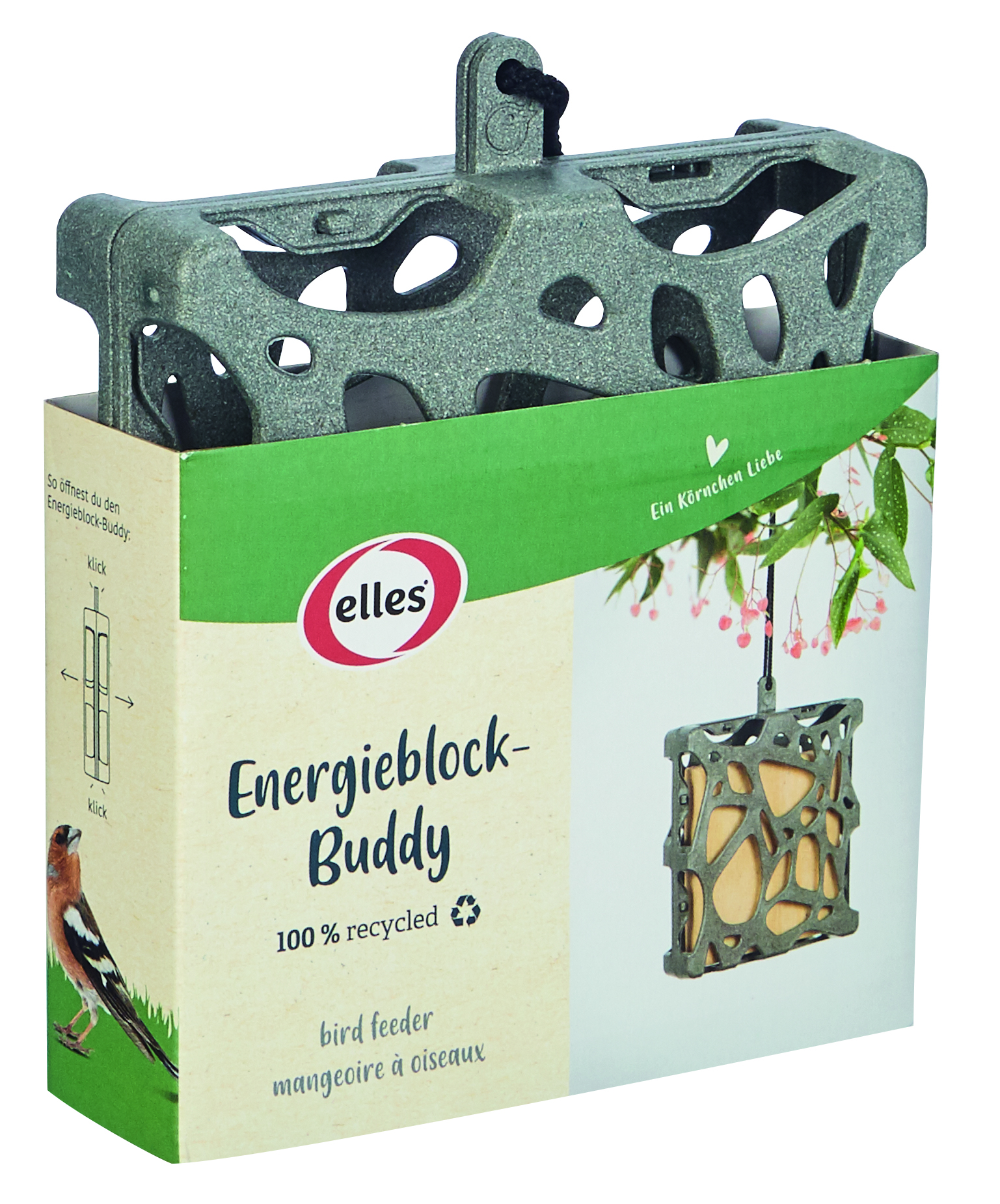 Vogelfutterspender "Energieblock-Buddy"