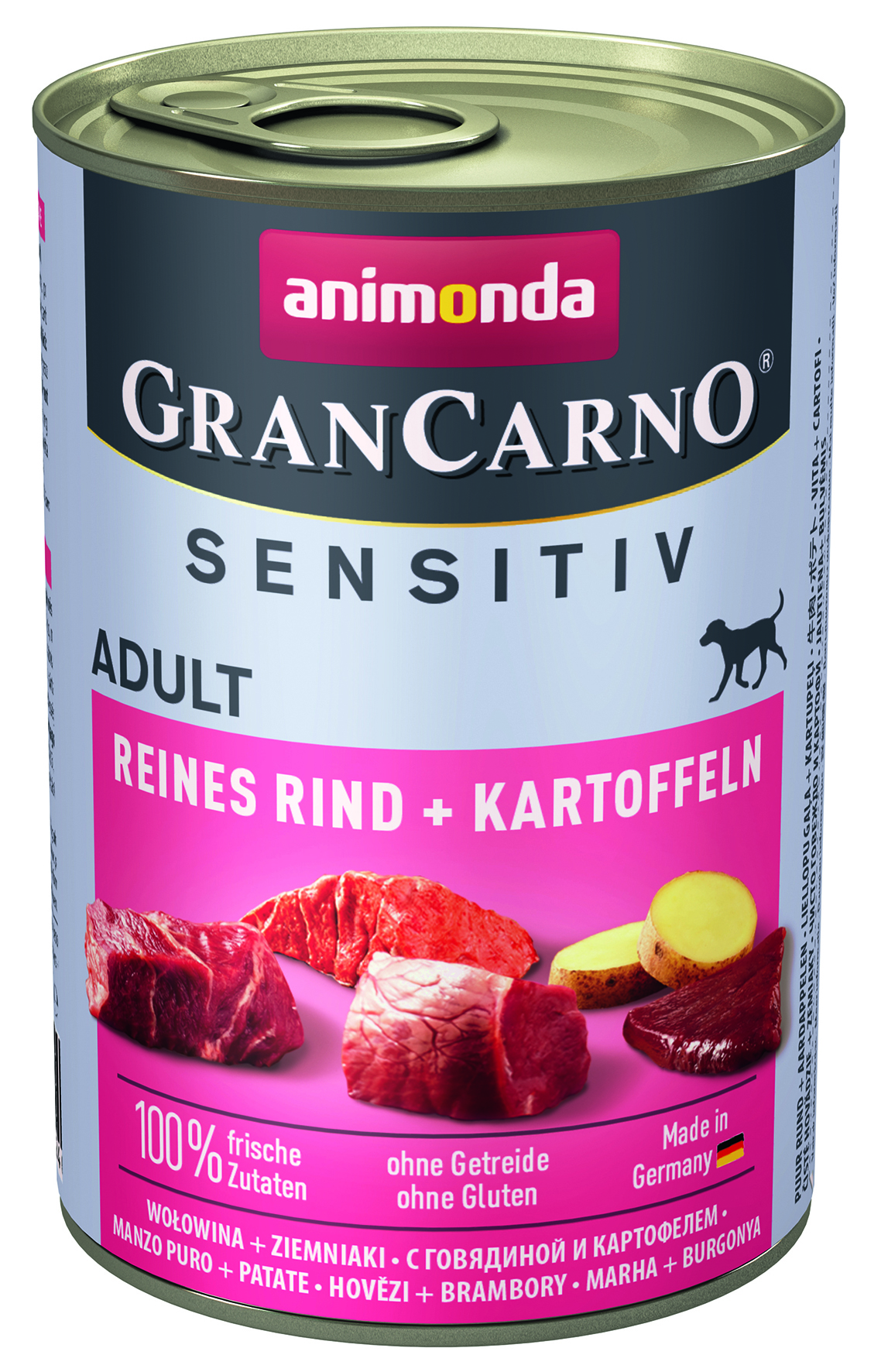 Animonda Gran Carno - Sensitiv Rind + Kartoffel - 6 x 400 g - 1