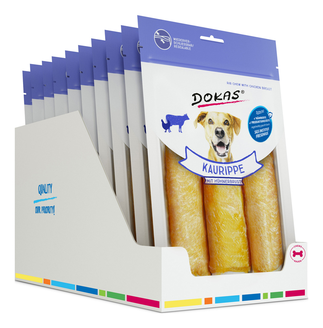 Dokas - Kaurippe mit Hühnerbrust - 60 x 210g - 2