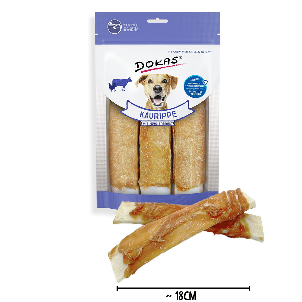 Dokas - Kaurippe mit Hühnerbrust - 10 x 210 g - 2