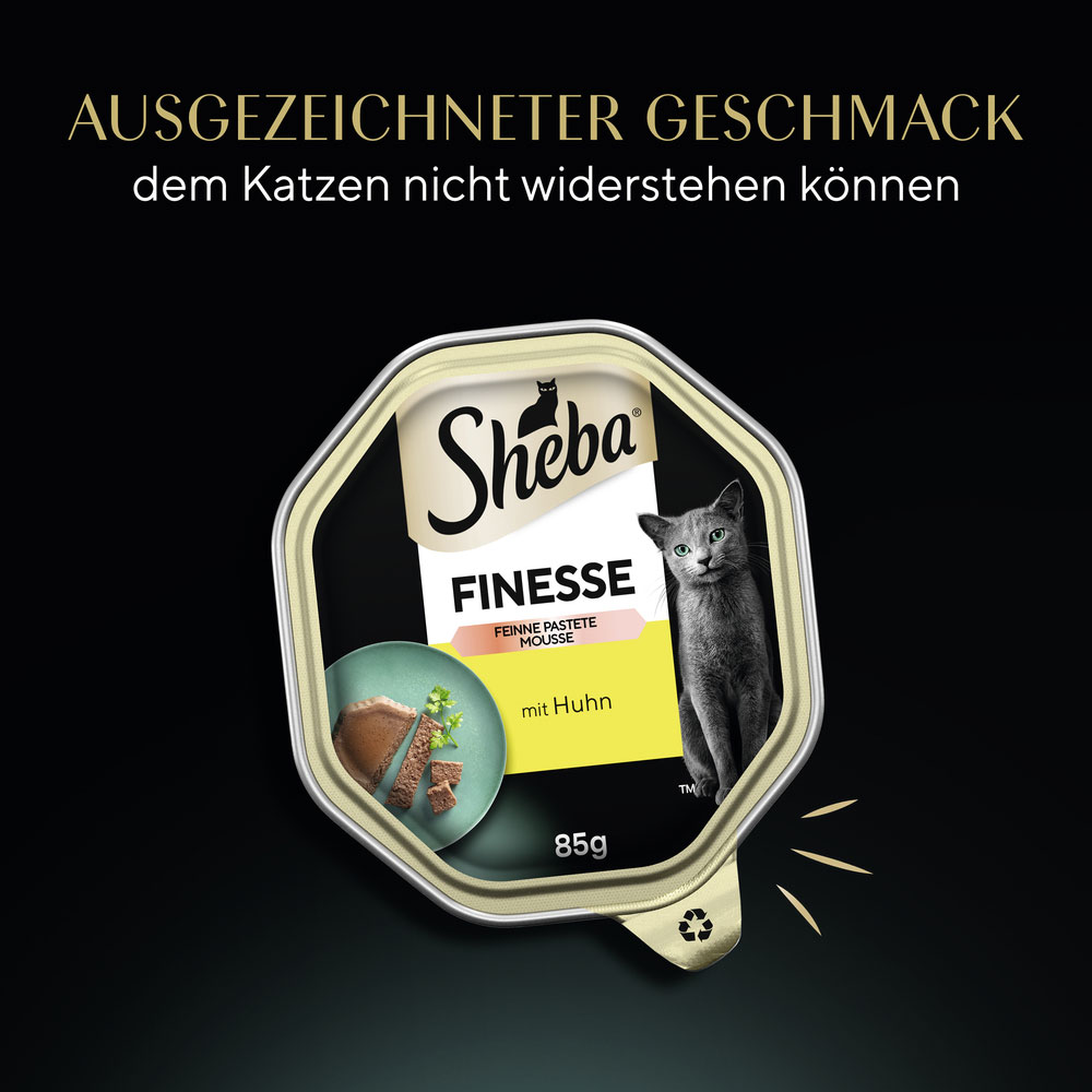 Sheba - Finesse Feine Pastete mit Huhn - 22 x 85g - 9