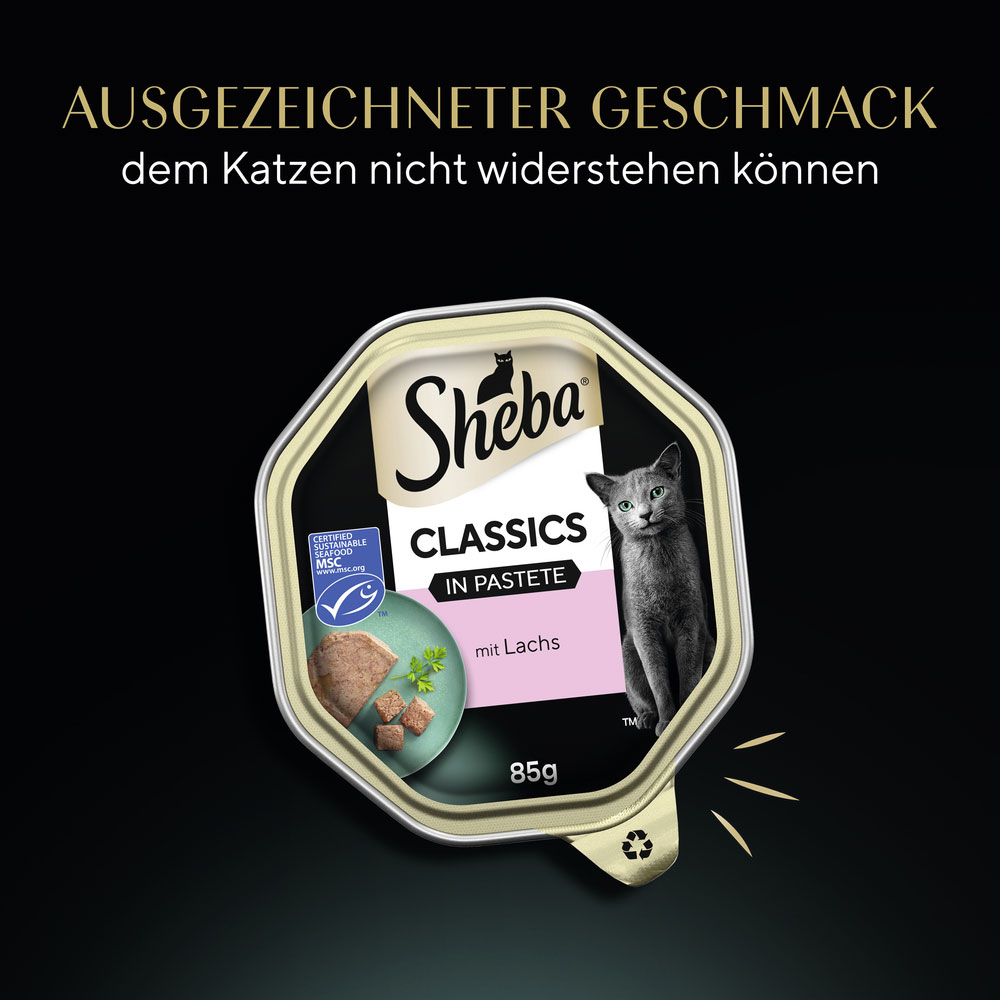 Sheba - Classic Lachs MSC - 22 x 85 g - 3