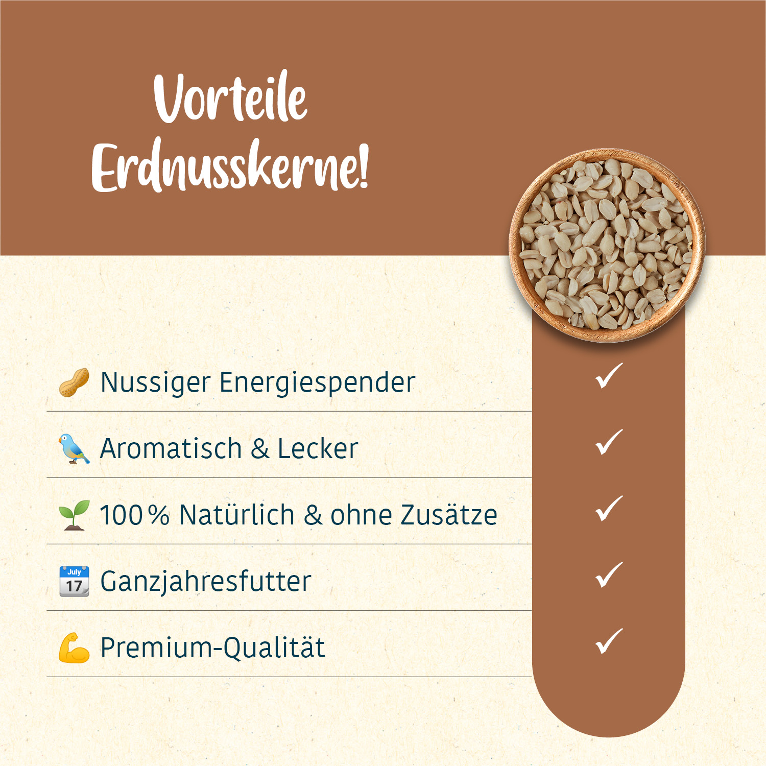 elles - Erdnüsse - 1 x 25 kg - 2