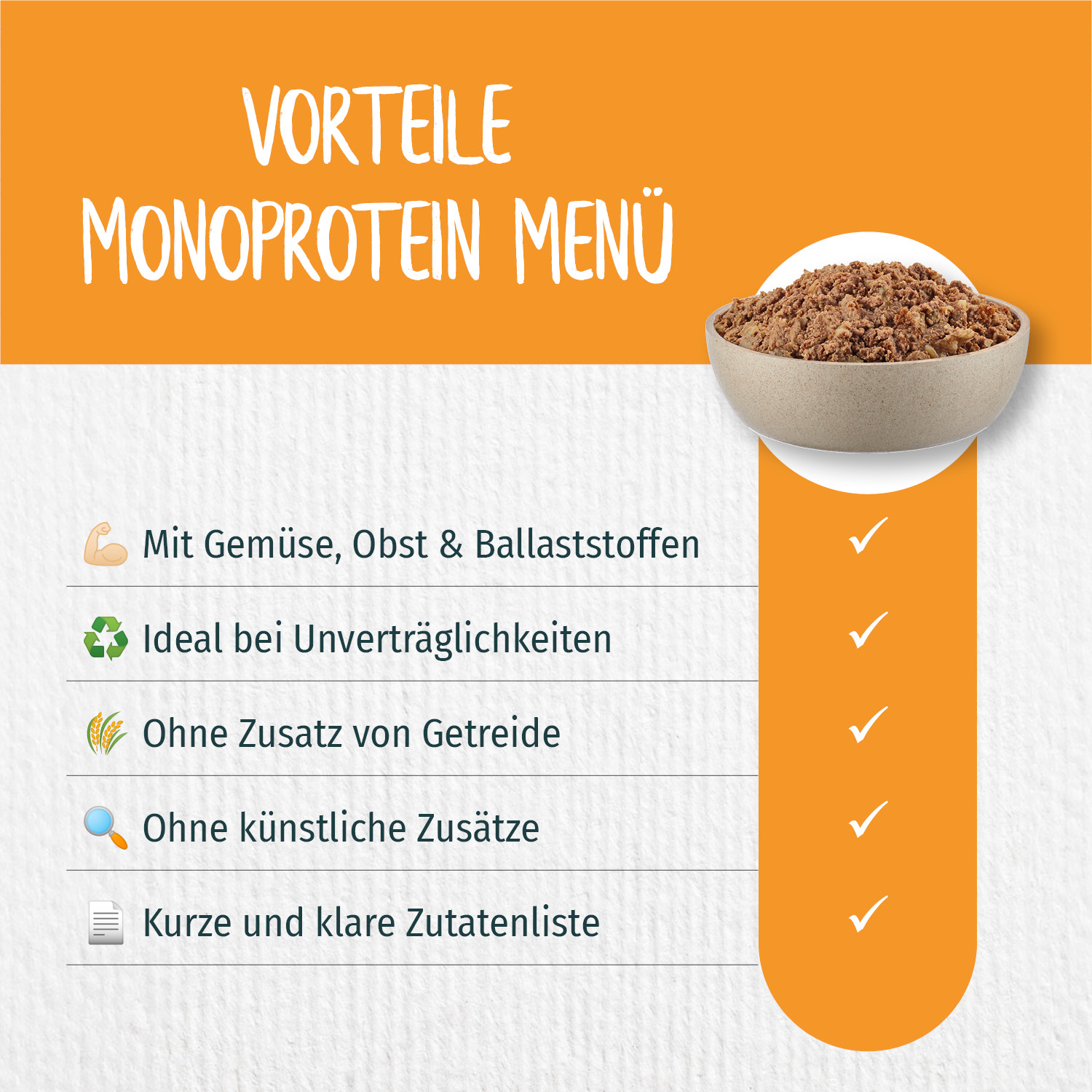 Primox - Hunde Nassfutter MENÜ mit Huhn 6 x 400G - 6 x 400 g - 4