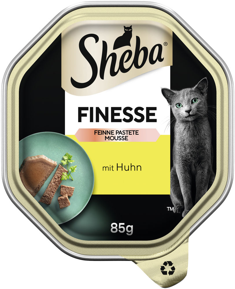 Sheba - Finesse Feine Pastete mit Huhn - 22 x 85g - 2