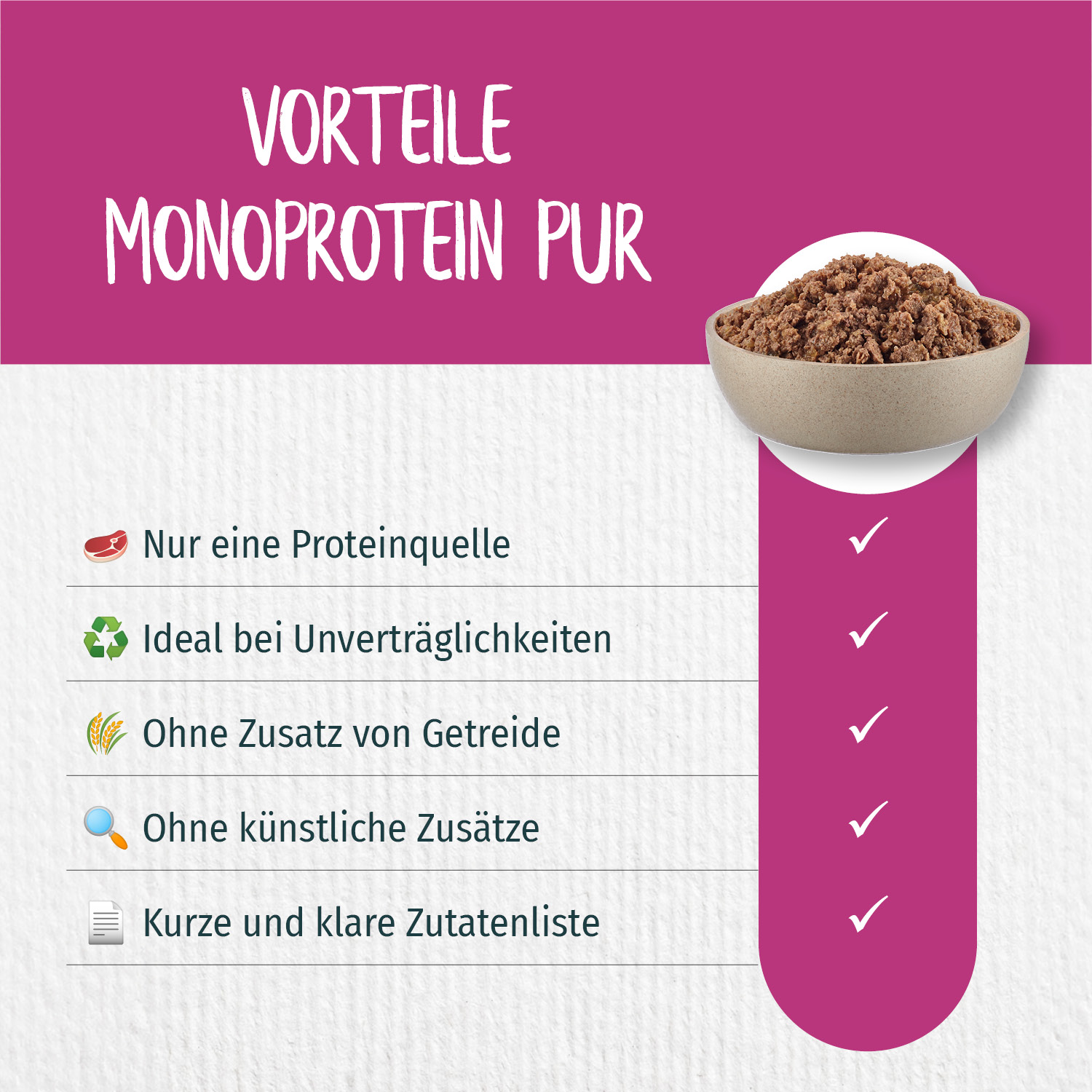 Primox - Hunde Nassfutter Pferd PUR 6 x 400G - 6 x 400 g - 5