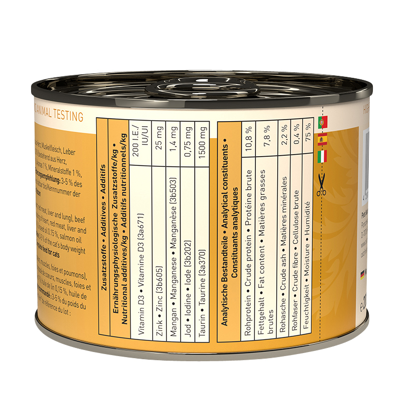 Catz Finefood - CLASSIC Rind & Kalb - 6 x 200g - 2