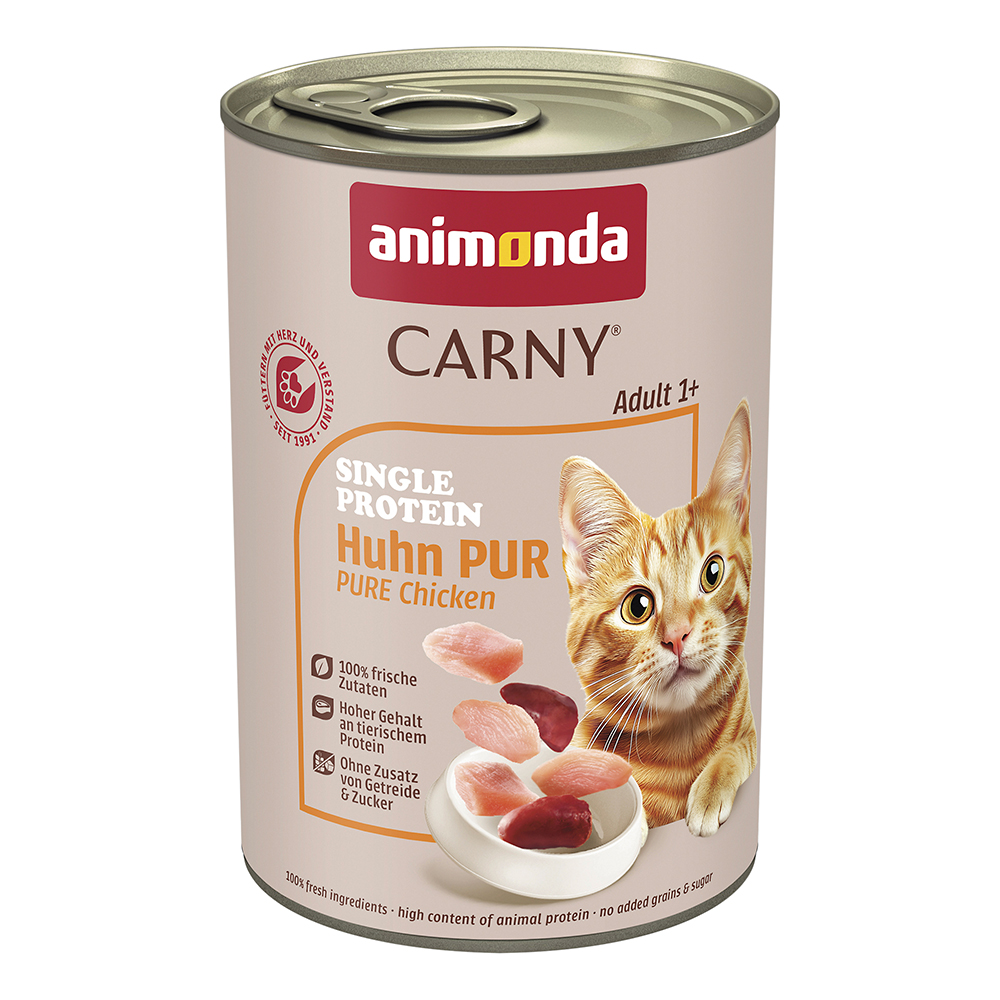 Animonda Carny - Single Protein Huhn pur - 6 x 400 g - 1