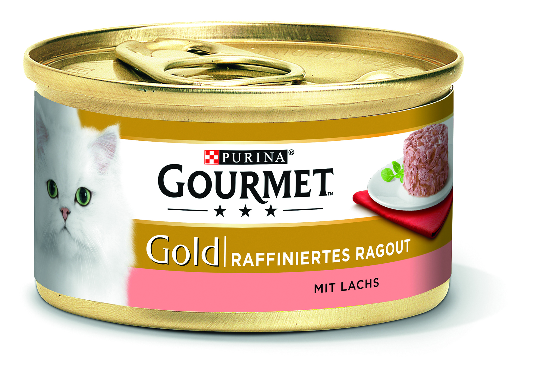 Gold Raffiniertes Ragout Lachs