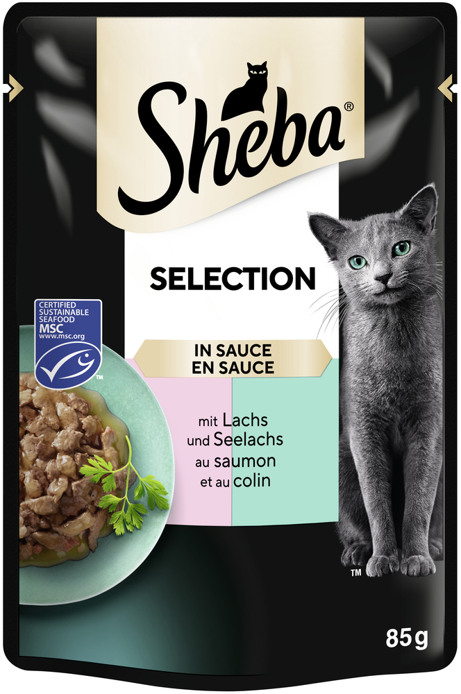 Selection in Sauce mit Lachs & Seelachs (MSC)