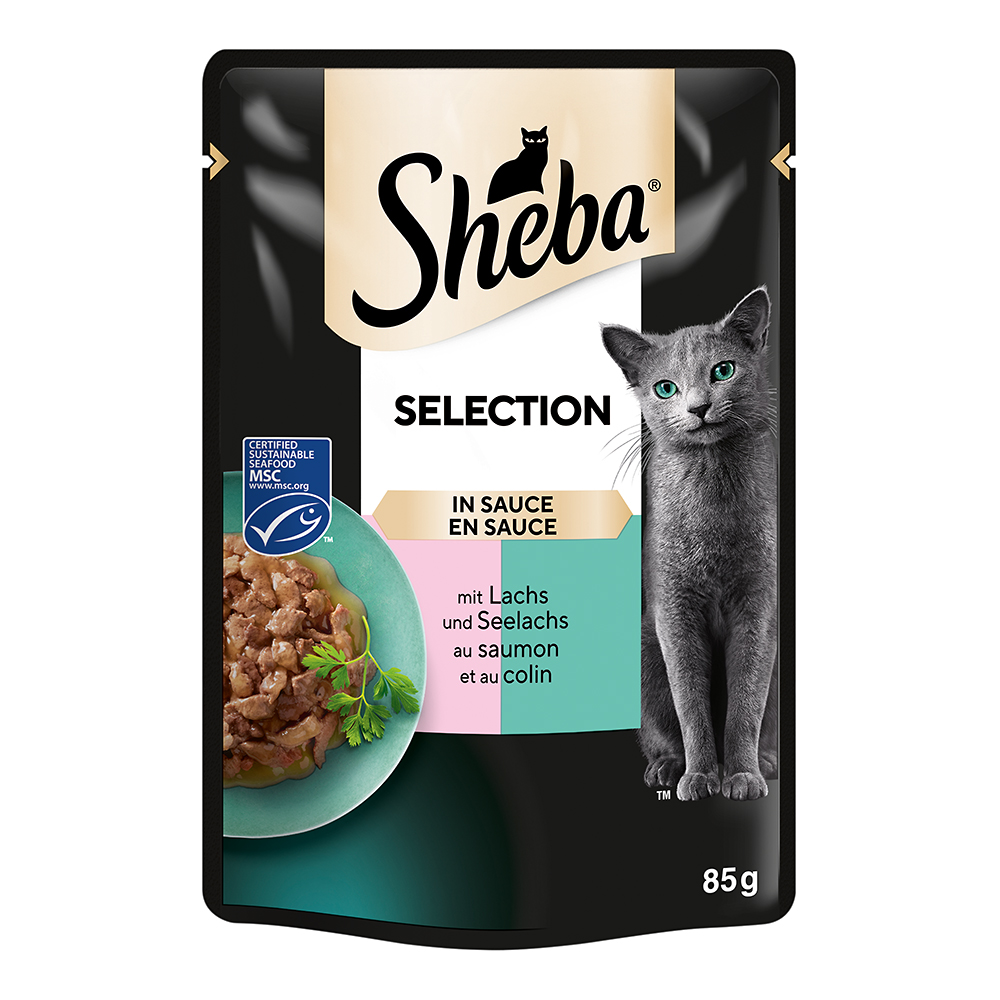 Sheba - Selection in Sauce mit Lachs & Seelachs (MSC) - 1