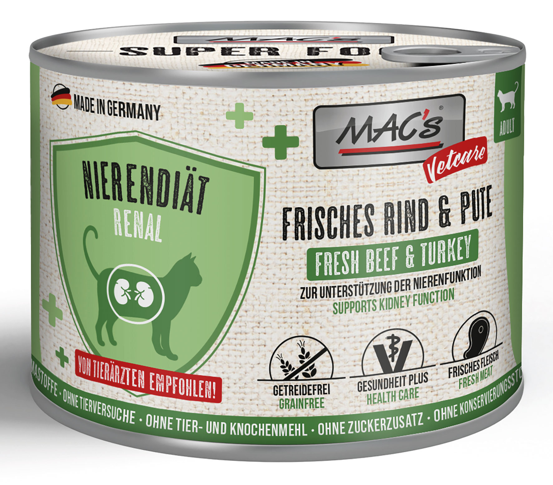 CAT Vetcare Nierendiät Rind & Pute