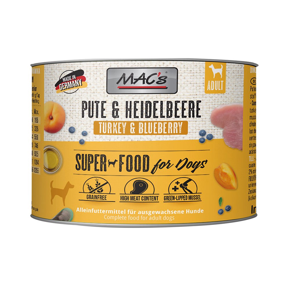 MAC´s - DOG Pute & Heidelbeeren - 1