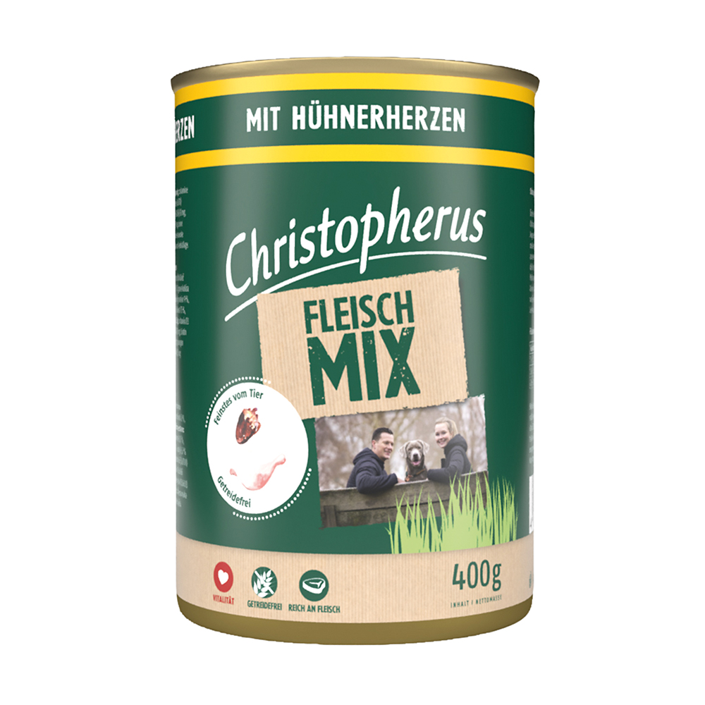 Fleischmix mit Hühnerherzen