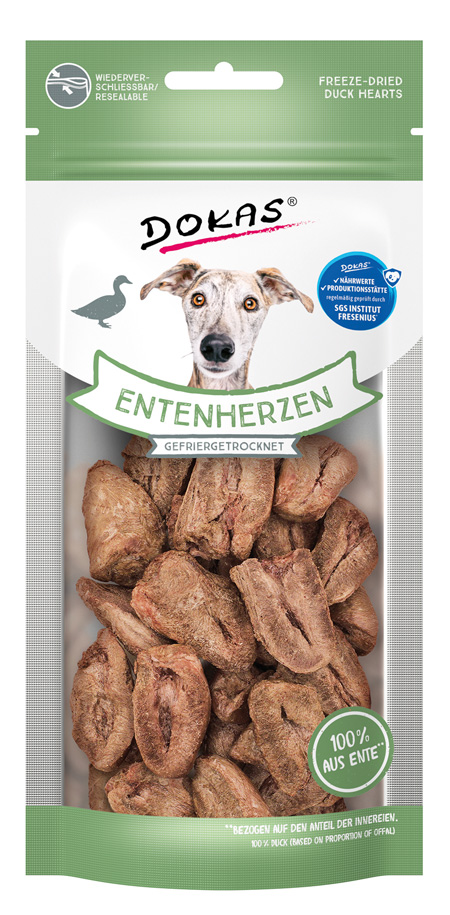 Entenherzen, gefriergetrocknet