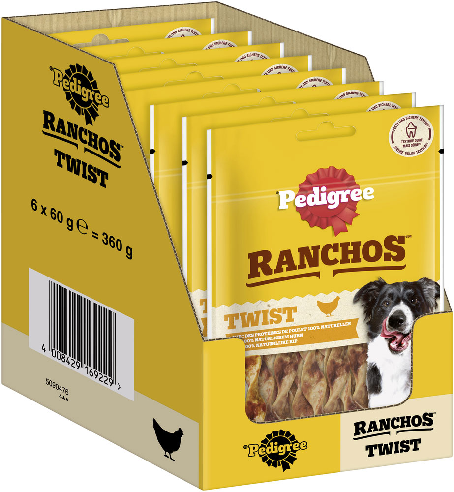 Pedigree - Ranchos Twist mit Huhn - 1 x 60g - 2