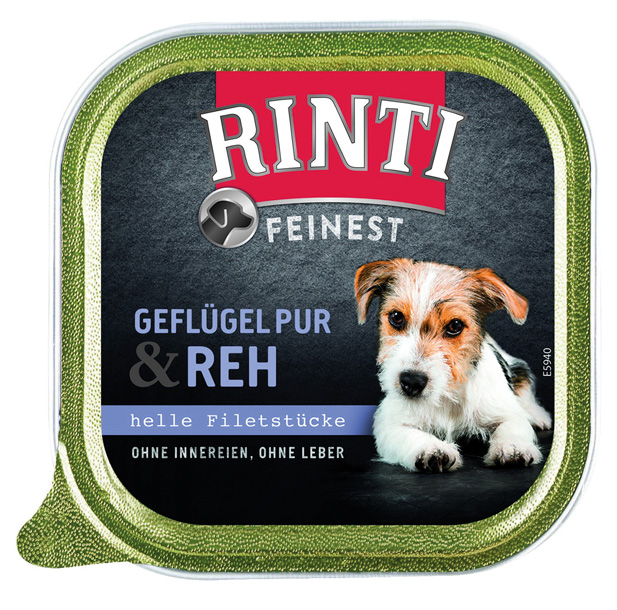 Rinti - Feinest Geflügel pur & Reh - 11 x 150 g - 1