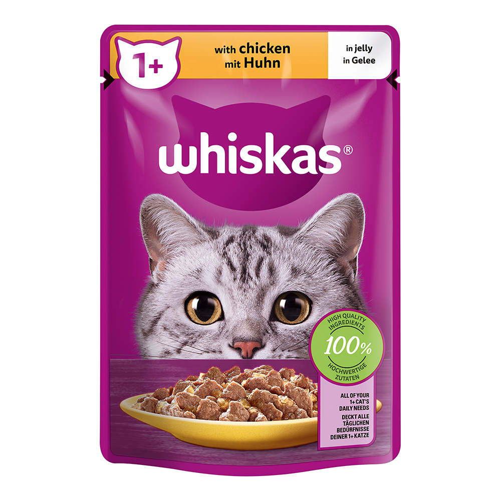 Whiskas 1+ mit Huhn in Gelee