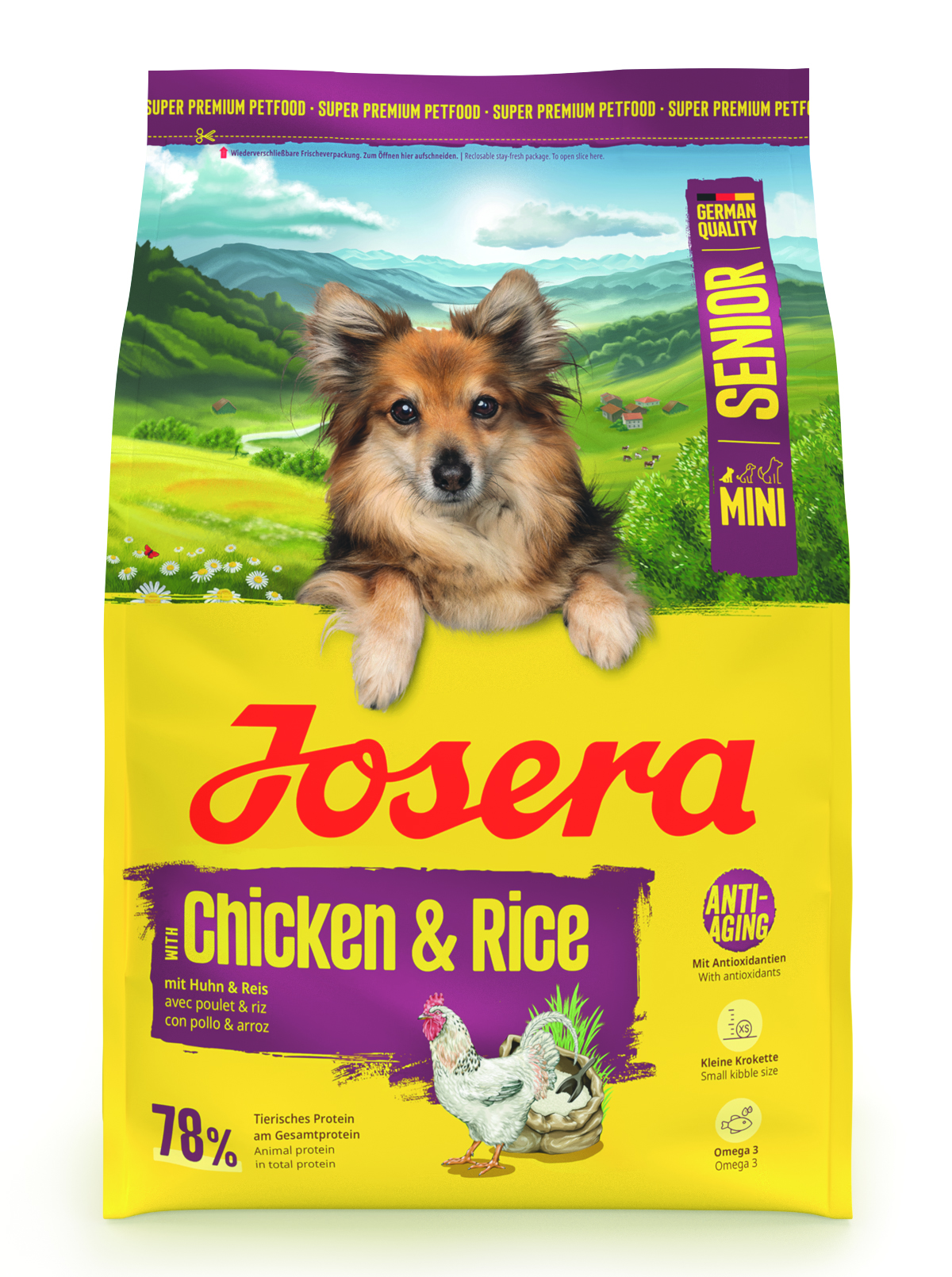 Josera - Mini Senior Chicken & Rice - 3 x 3 kg - 1