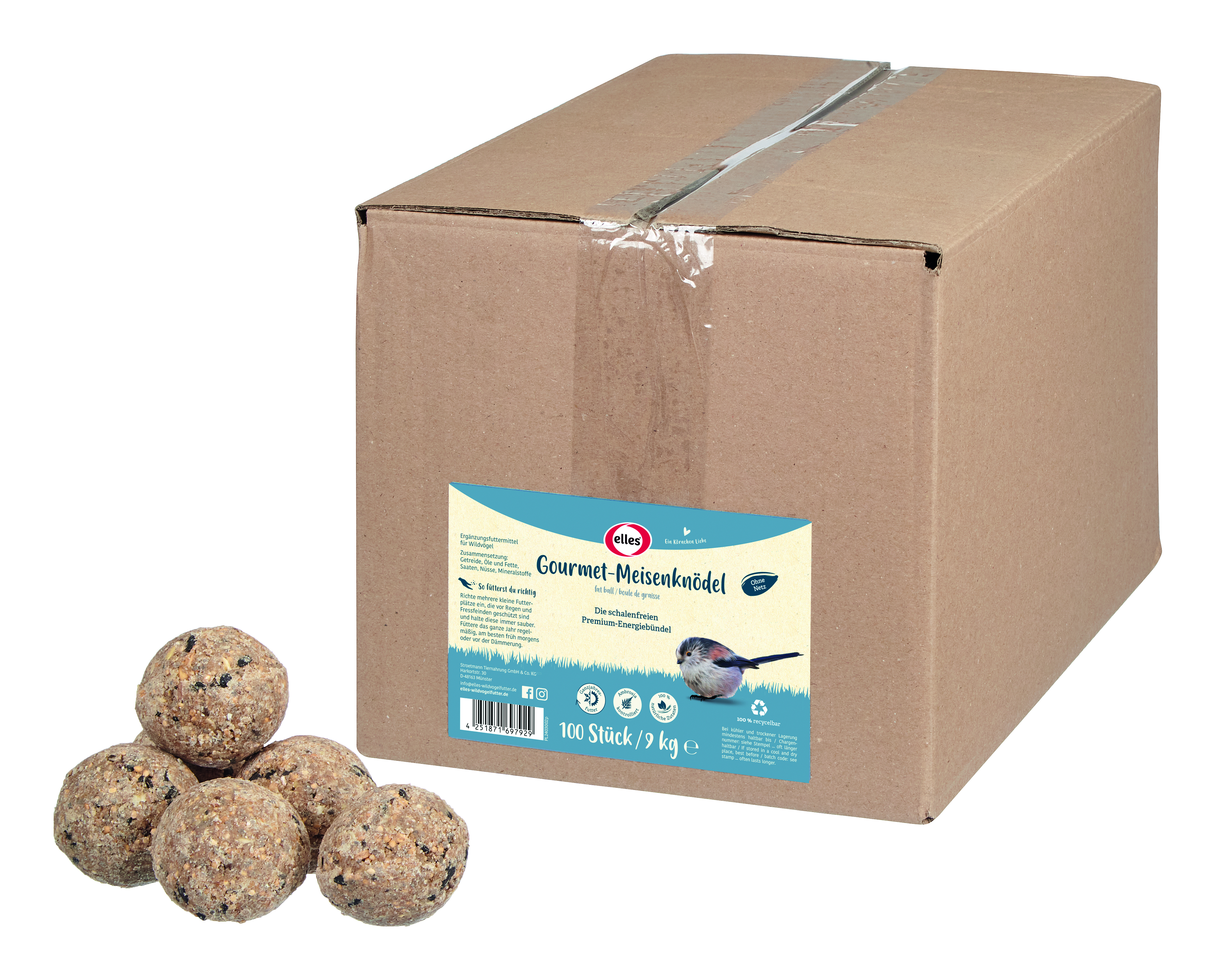 Gourmet-Meisenknödel 100er Karton