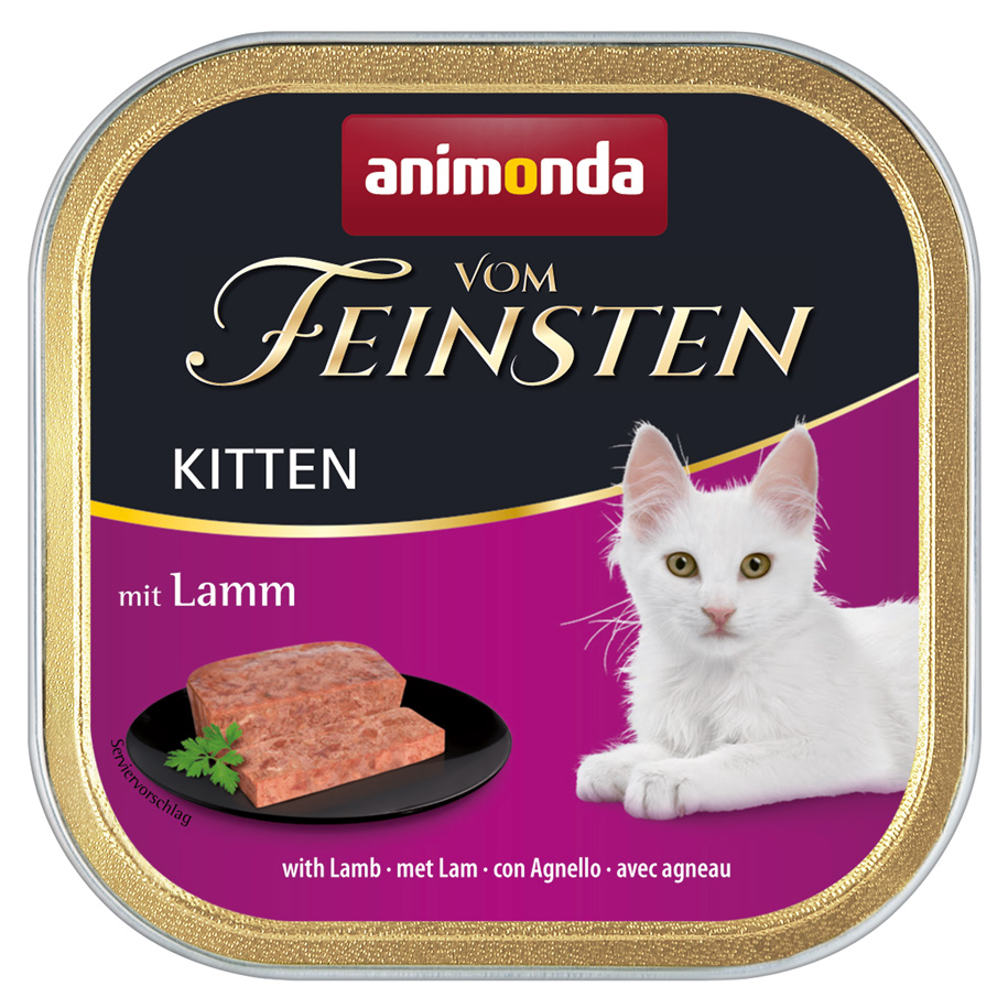 Animonda Vom Feinsten - Kitten mit Lamm - 32 x 100 g - 1