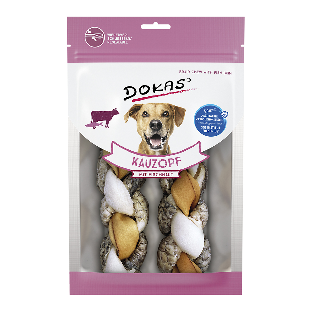 Dokas - Kauzopf mit Fischhaut - 8 x 120 g - 1