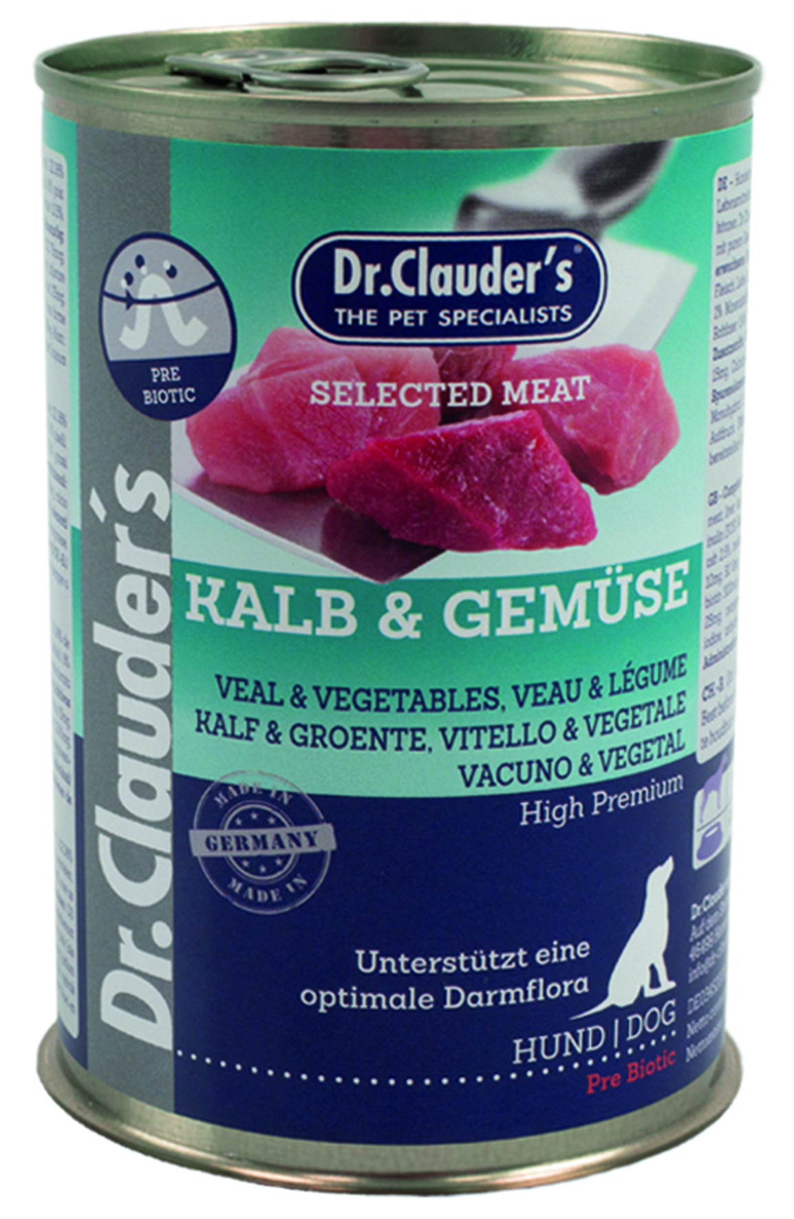 Dr. Clauder - Selected Meat Kalb & Gemüse - 6 x 400 g - 1