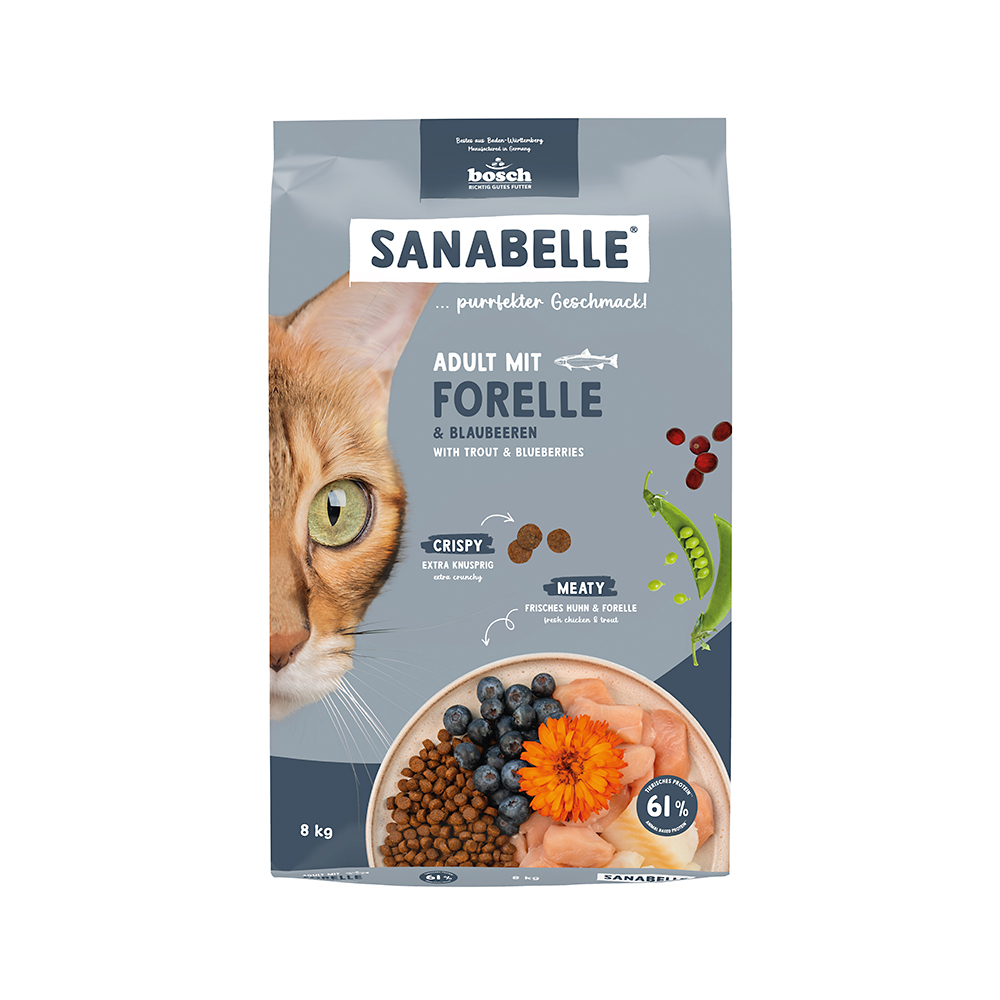 Adult mit Forelle