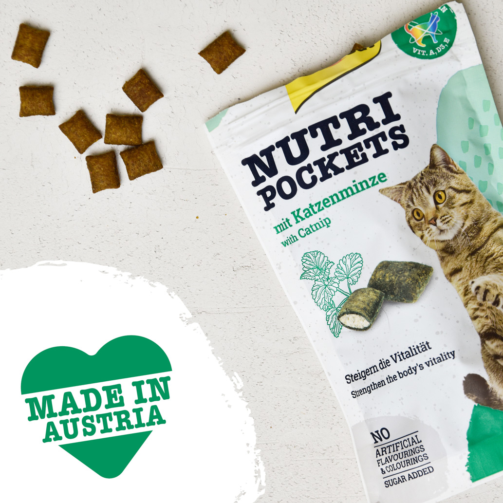 GimCat - Nutri Pocket mit Katzenminze - 1 x 60 g - 3