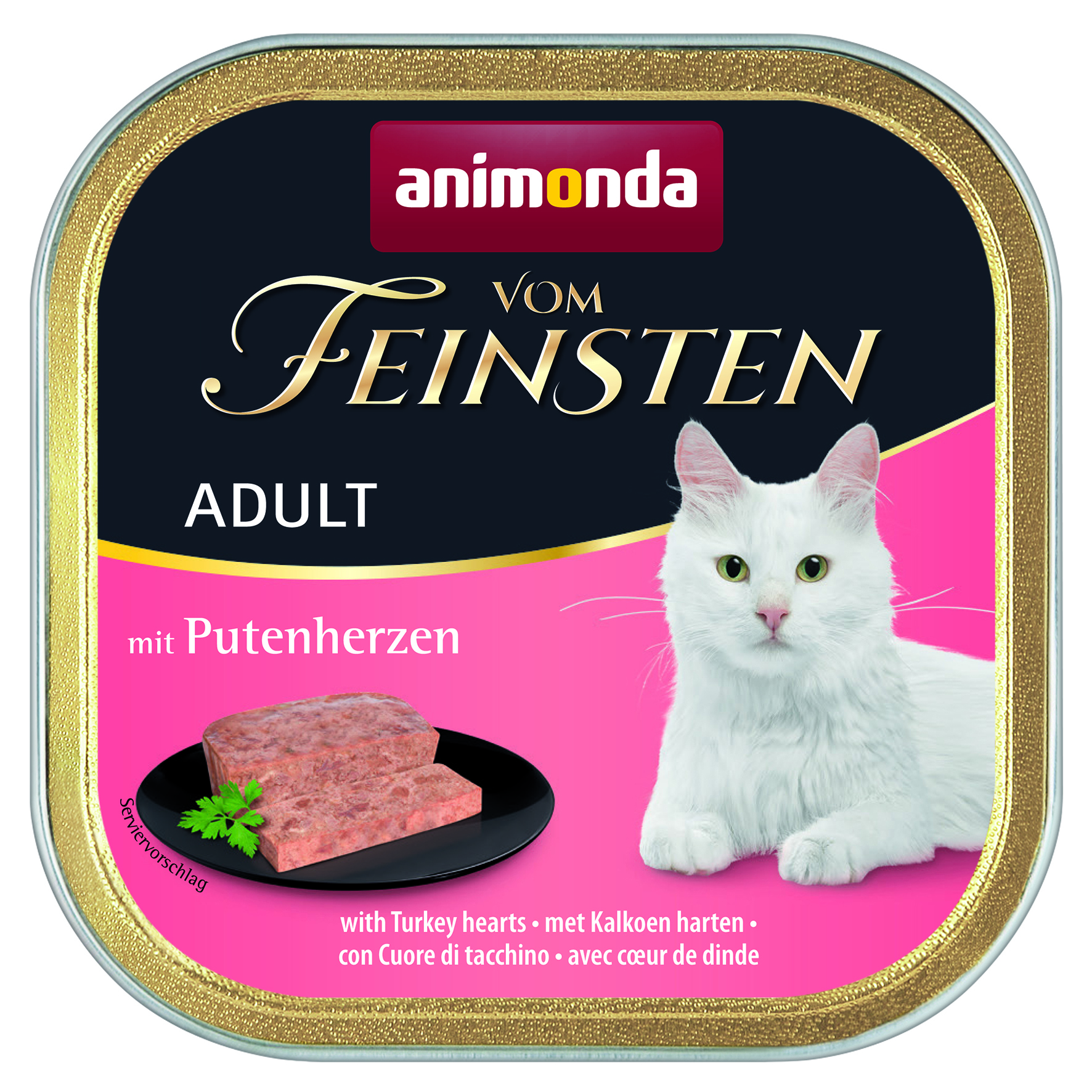 Adult mit Putenherzen