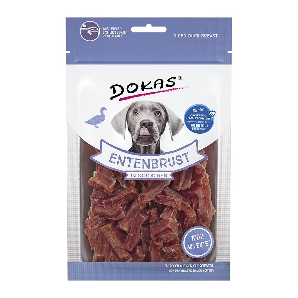 Dokas - Entenbrust in Stückchen - 10 x 70 g - 1