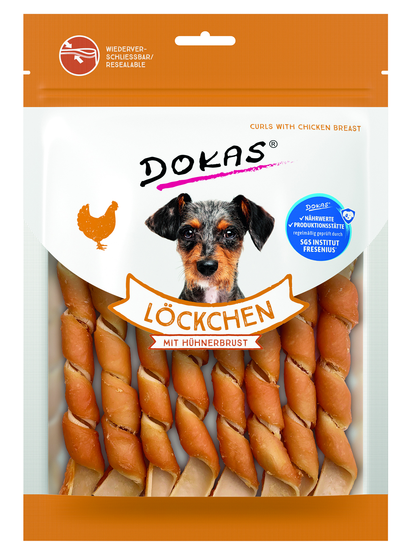 Löckchen  mit Hühnerbrust