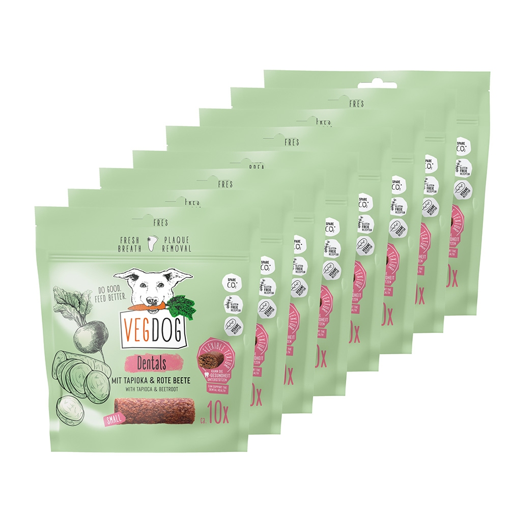 Vegdog - Dentals mit Tapioka & Roter Beete - 7 x 120g - 2