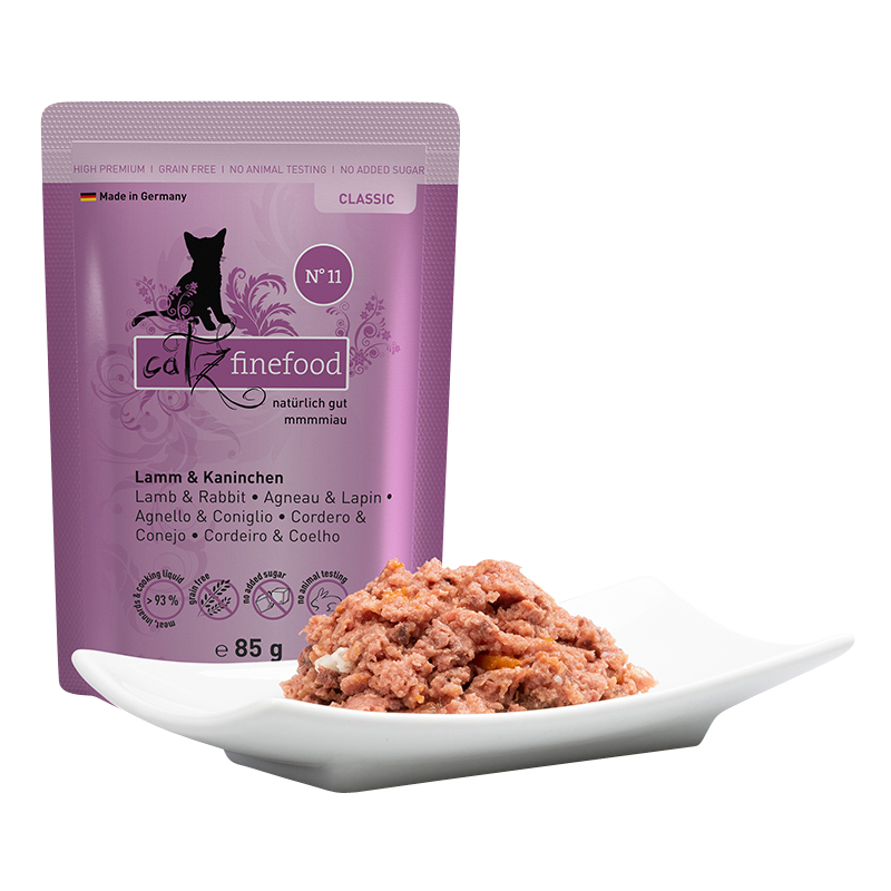 Catz Finefood - No. 11 Lamm & Kaninchen - 16 x 85g - 3