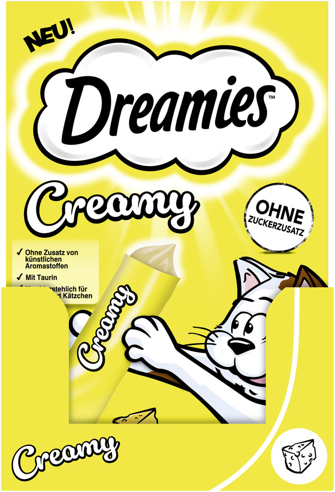 Dreamies - Creamy Multipack Käse - 11 x 4x10g - 3