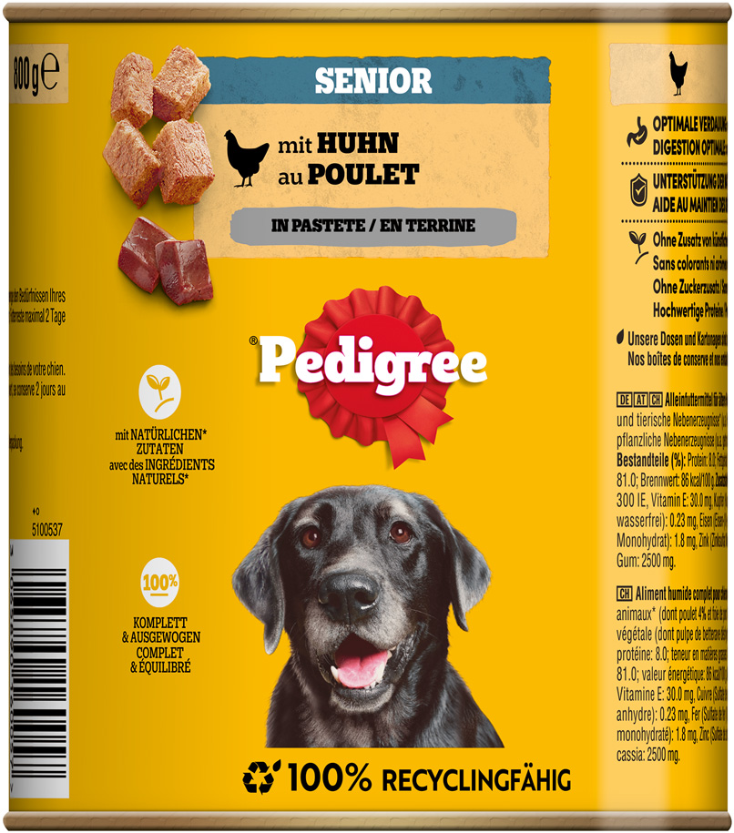 Pedigree - Senior Huhn in Pastete - 1