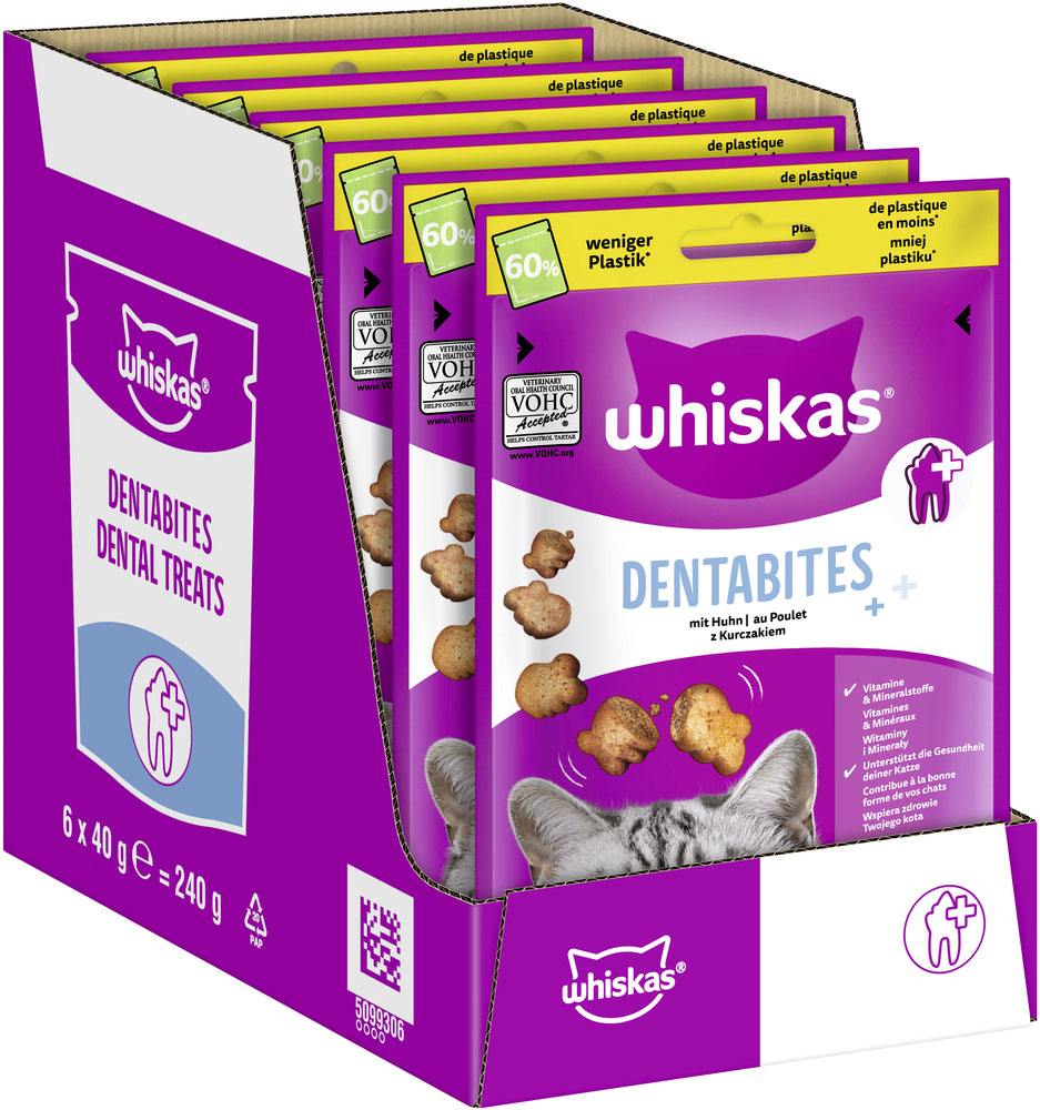 Whiskas - Dentabits Huhn - 1 x 40g - 2
