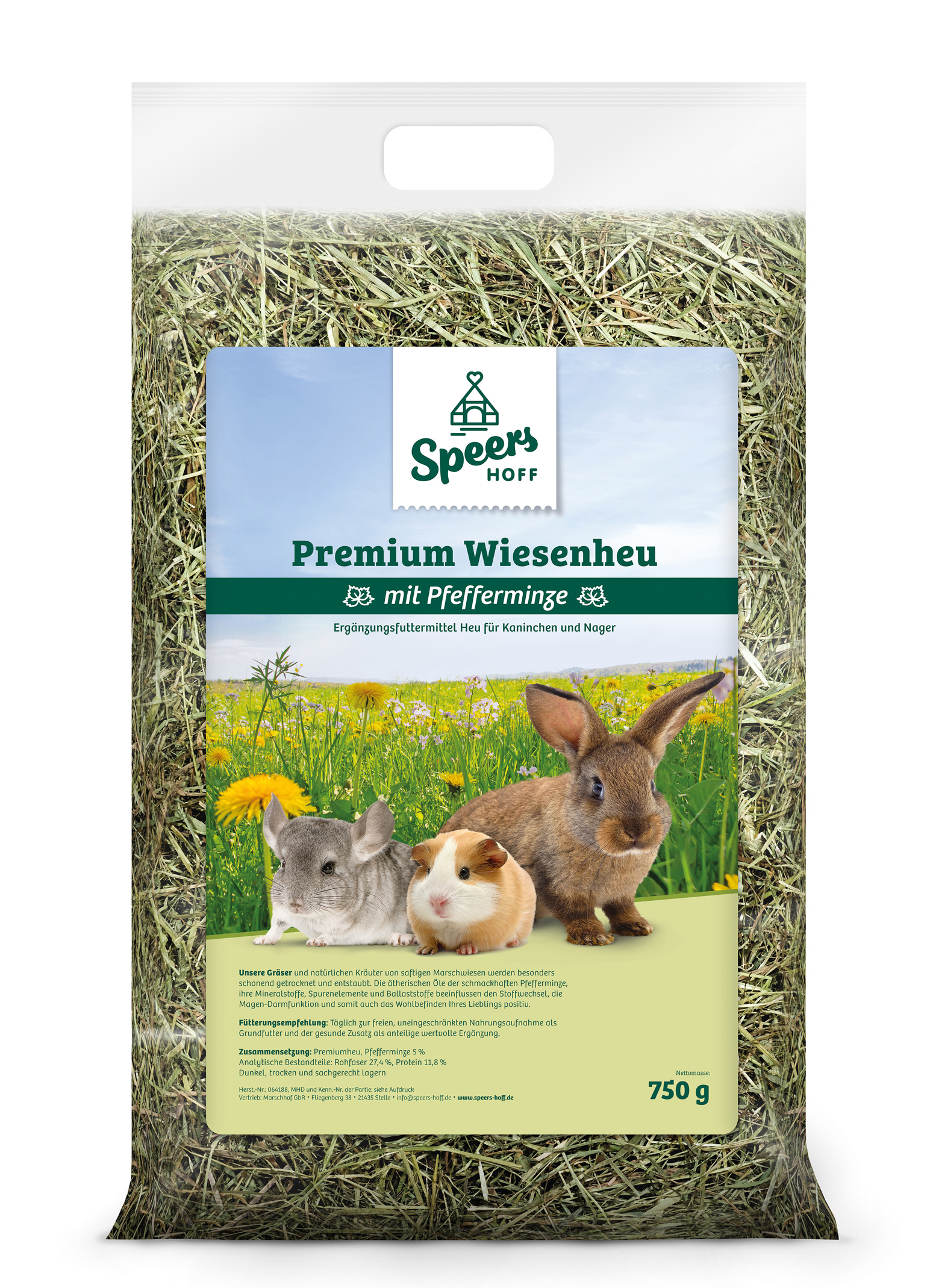 Premiumheu mit Pfefferminze Premiumheu mit Pfefferminze