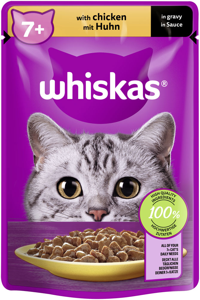 Whiskas 7+ mit Huhn in Sauce Whiskas 7+ mit Huhn in Sauce