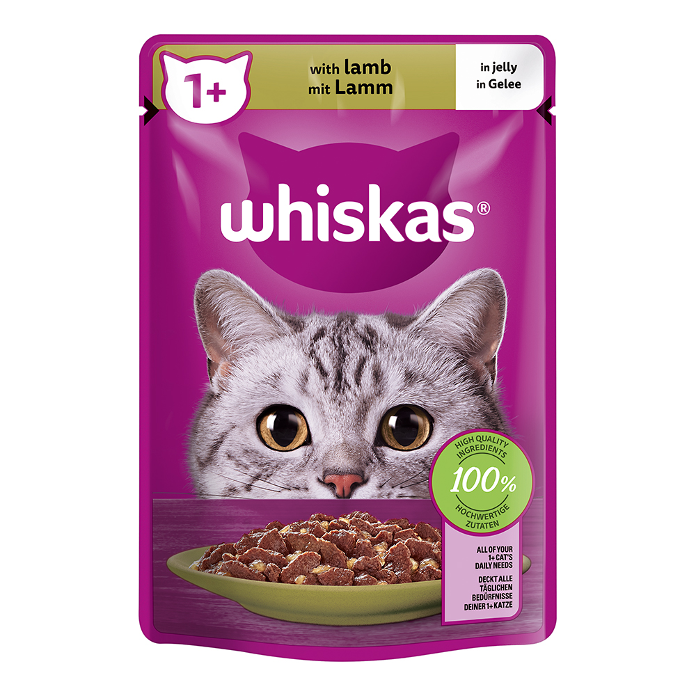 Whiskas - Whiskas 1+ mit Lamm in Gelee - 1