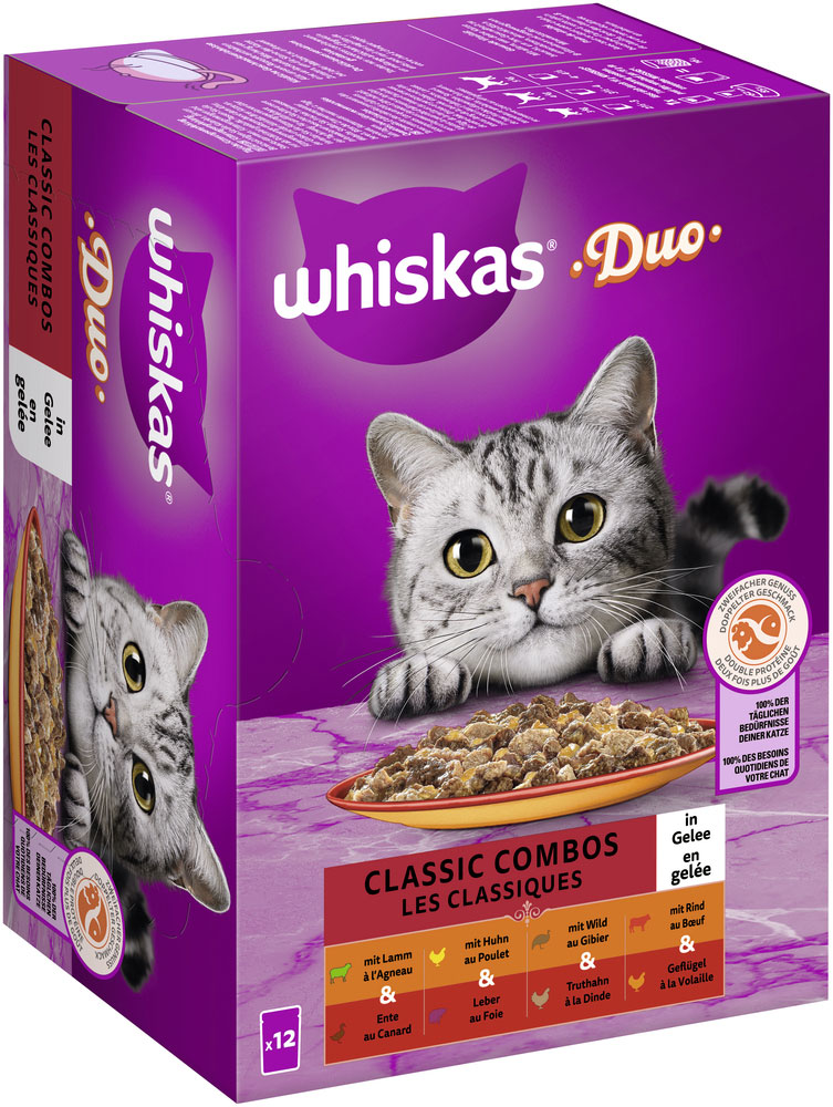 Whiskas - Whiskas Multipack DUO Classic Combos in Gelee - 3