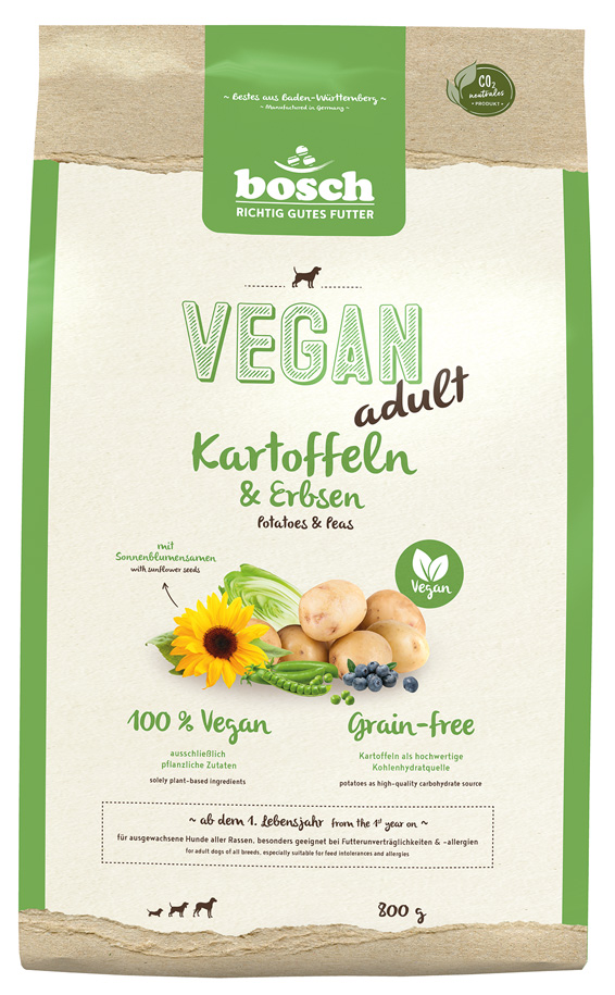 Bosch - Vegan Adult Kartoffen & Erbsen - 1 x 800 g - 1