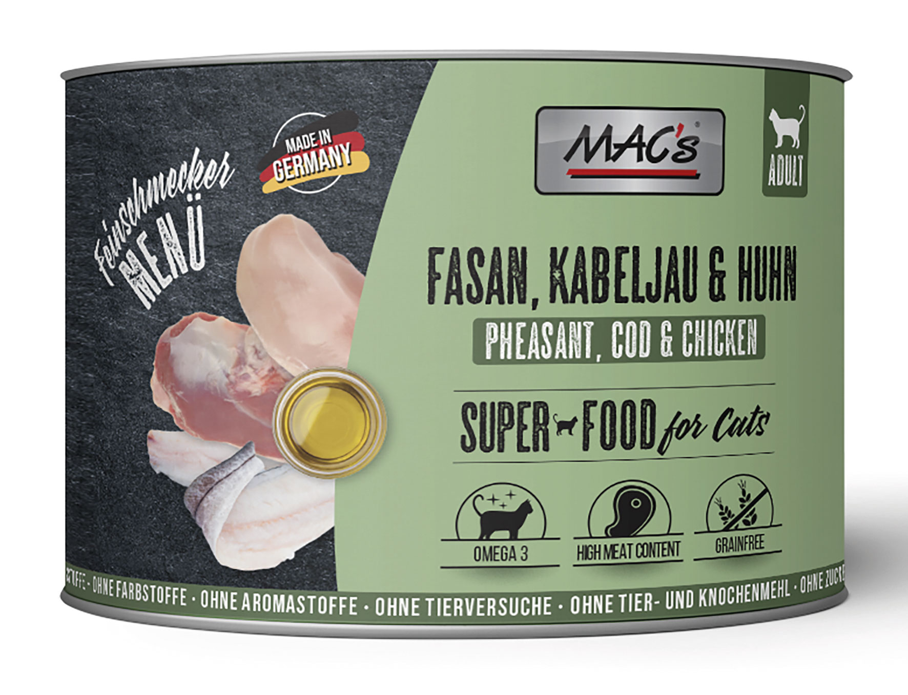 CAT Feinschmecker Fasan, Kabeljau & Huhn