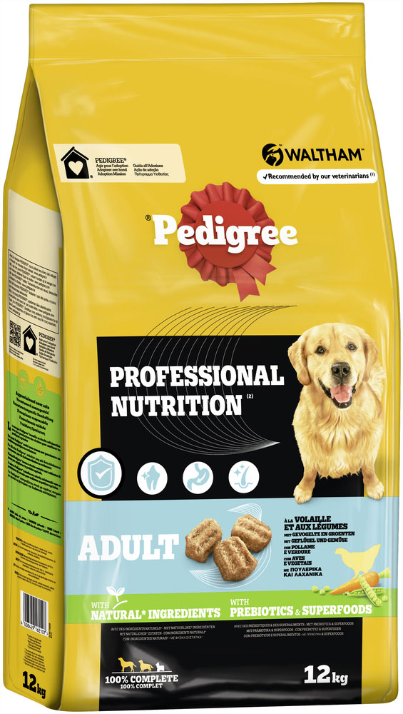 Pedigree - Professional Nutrition Adult Geflügel und Gemüse - 1 x 12kg - 2