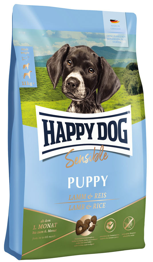 Happy Dog - Supreme Sensible Puppy mit Lamm & Reis - 1 x 1kg - 1