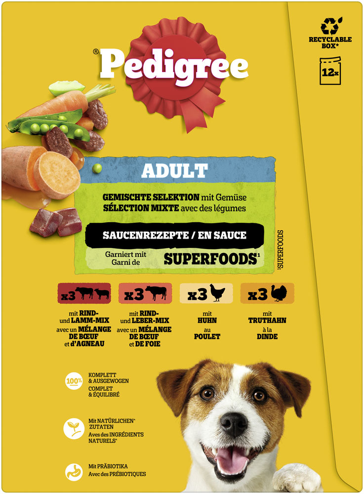Pedigree - Multipack gemischte Selektion in Sauce - 5