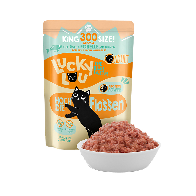 Lucky Lou - Adult Geflügel & Forelle - 6 x 300 g - 3