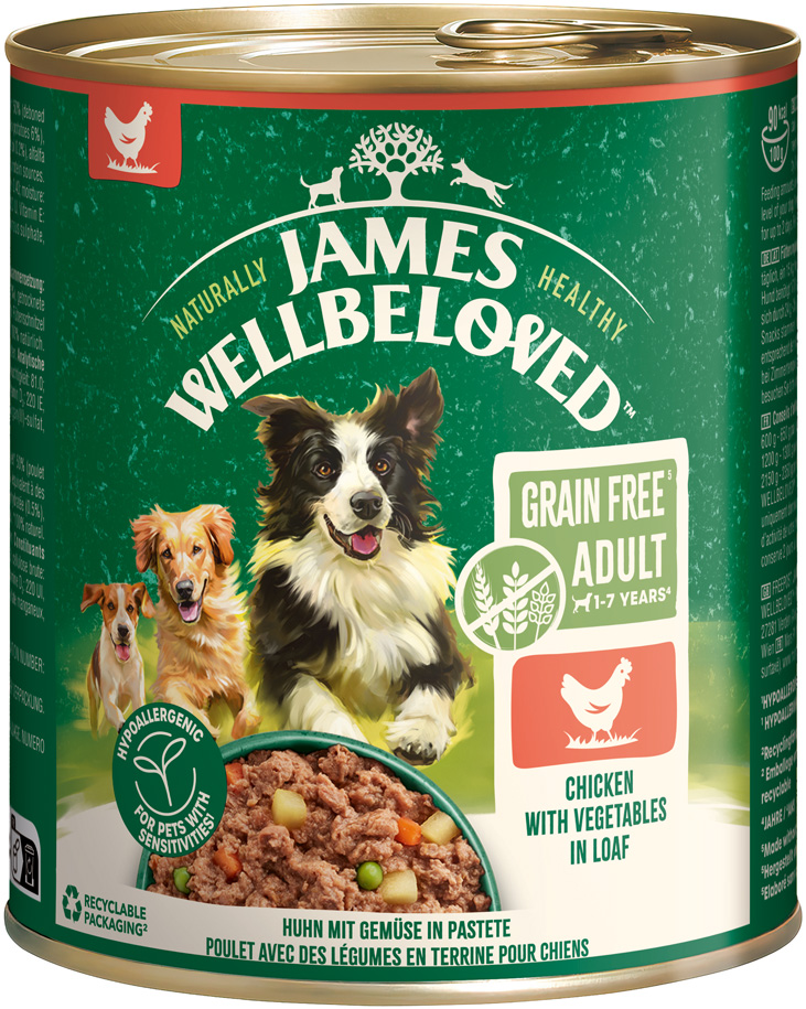 James Wellbeloved - Grain Free Huhn mit Gemüse in Pastete - 1