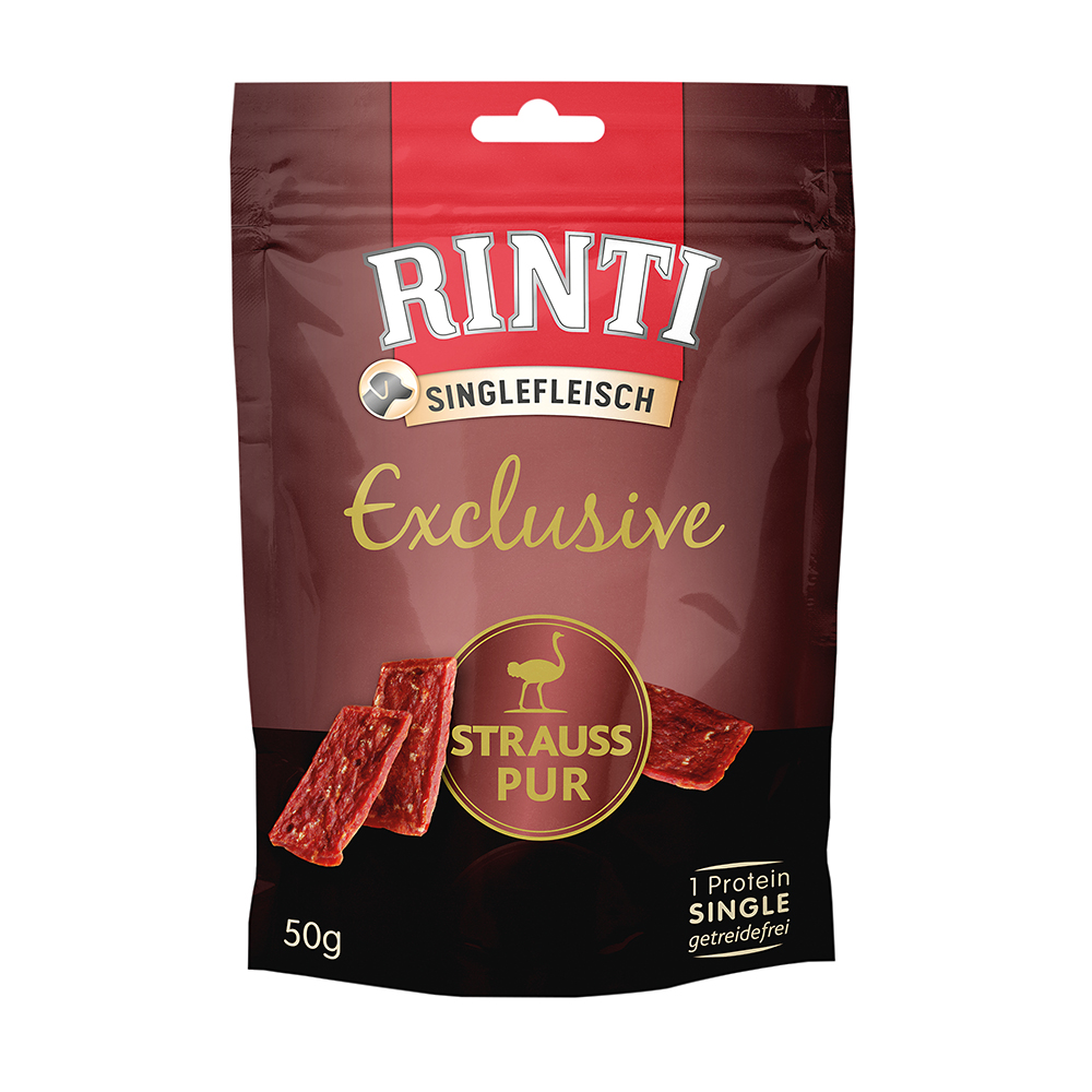 Rinti - Singlefleisch Exclusive Snack Strauss pur - 1